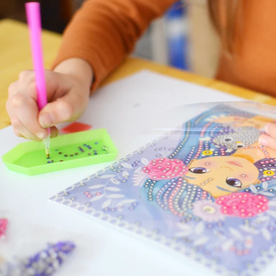 Kreatívna súprava pre deti Diamantové maľovanie Víly Crea Lign