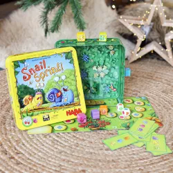 Magnetická hra Závody slimákov