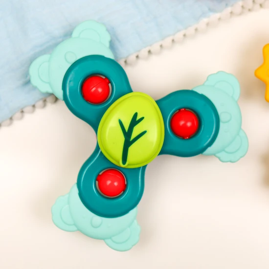 Baby spinnery majú mäkké, pružné okraje a pri otáčaní vydávajú zvuk, ktorý dieťa zaujme.