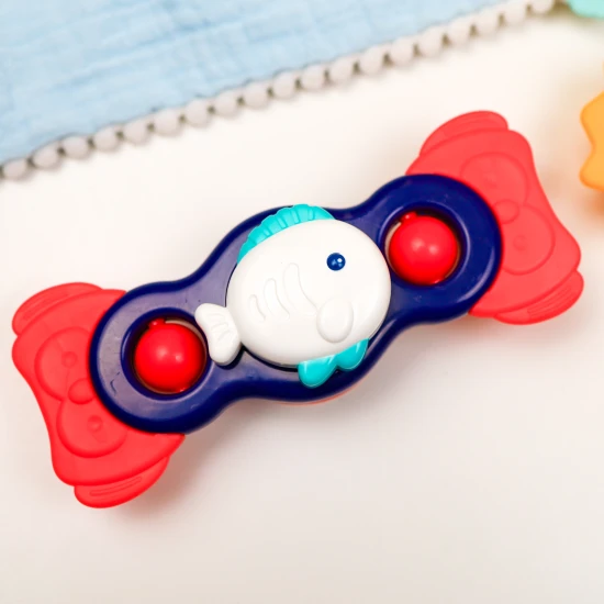 Baby spinnery majú mäkké, pružné okraje a pri otáčaní vydávajú zvuk, ktorý dieťa zaujme.