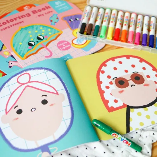 Moja prvá omaľovánka pre najmenších Kamaráti 