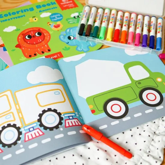 Moja prvá omaľovánka pre najmenších Poďme von Tookyland