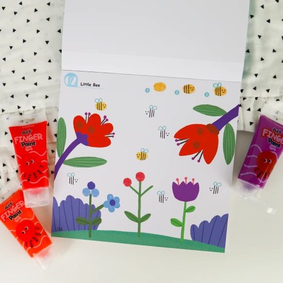 Omaľovánky pre prstové farby pre deti Svet Tookyland