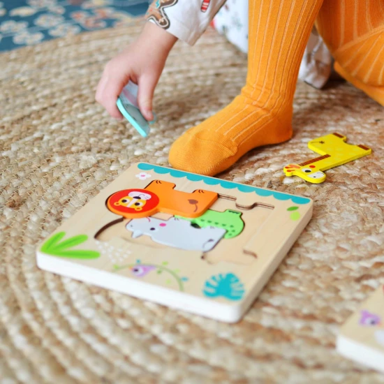 Vkladacie viacvrstvové puzzle Zvieratá