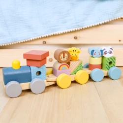 Drevený vláčik Zvieratká