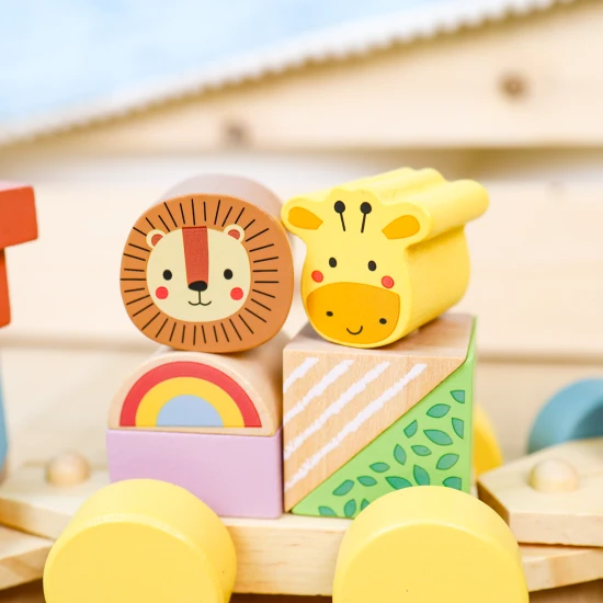 Drevený skladací vláčik