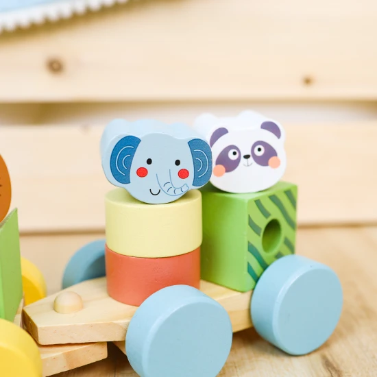 Drevený skladací vláčik