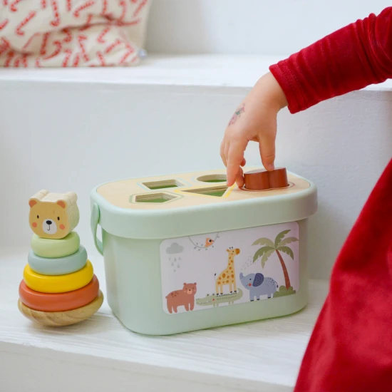 Sada drevených hraciek pre deti 3 v 1