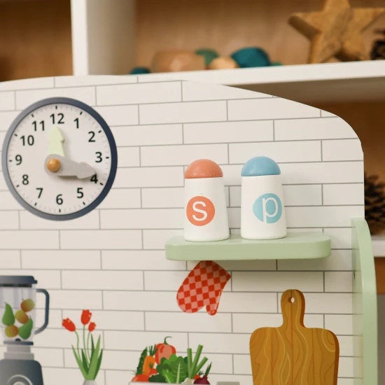 Detská drevená kuchynka Pastel 