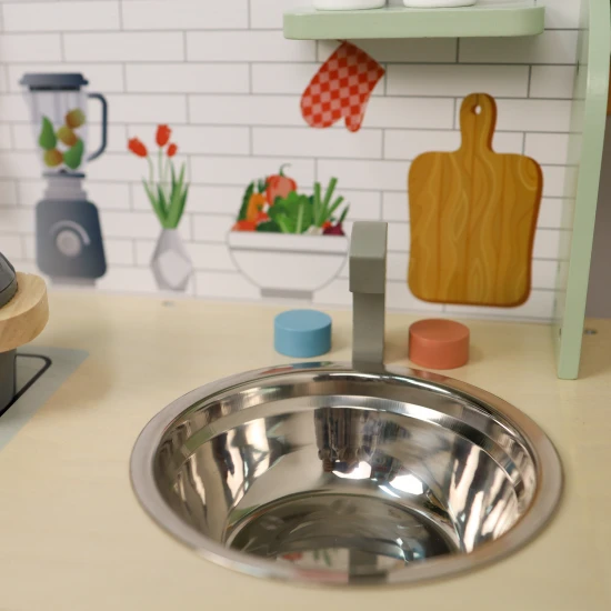 Detská drevená kuchynka Pastel 