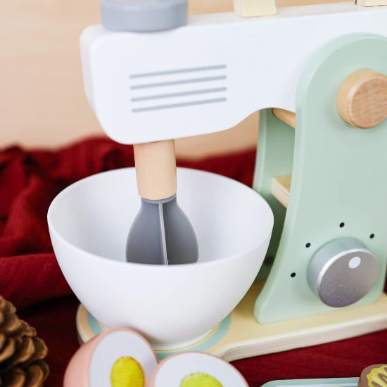 Detský drevený mixér sada na pečenie Pastel