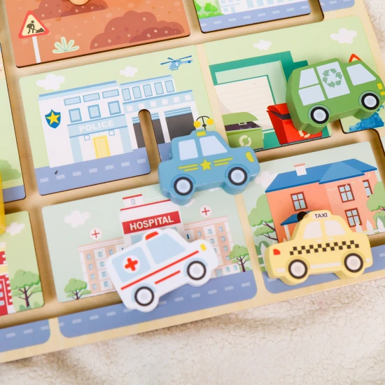 Drevené bludisko, labyrint dopravne prostriedky