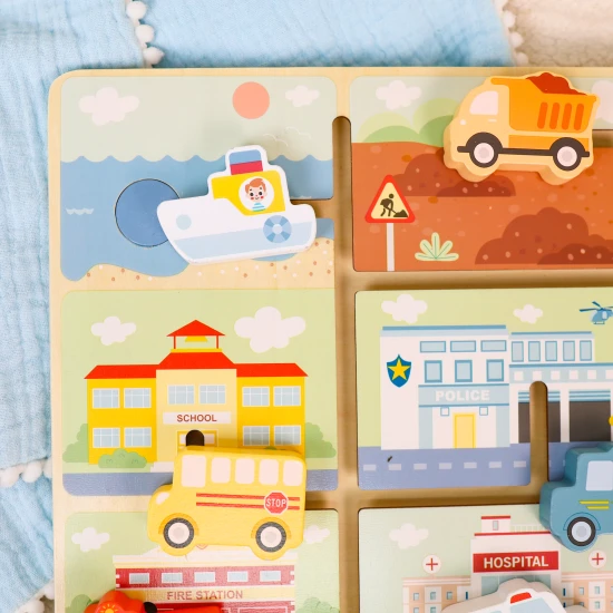 Drevené bludisko, labyrint dopravne prostriedky