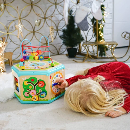 Šesťuholníková kocka s aktivitami 7v1 Tooky Toy