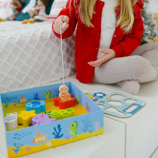 Spoločenská hra pre deti Chytanie rybičiek More 