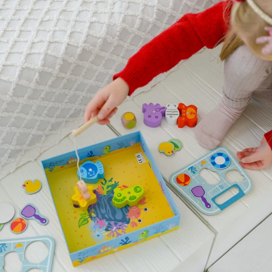 Spoločenská hra pre deti Chytanie rybičiek More 