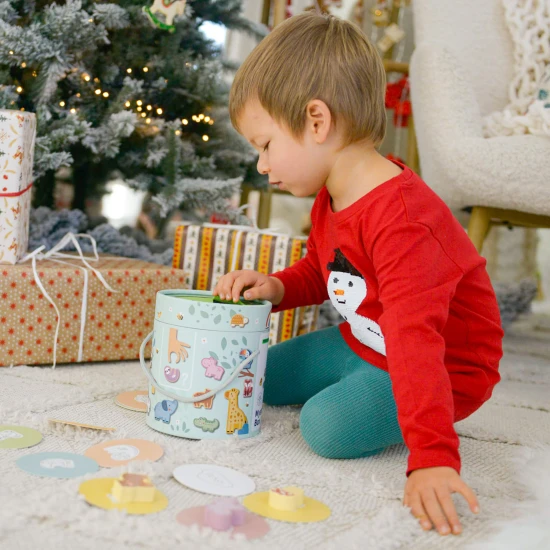 Hmataj a nájdi Zvieratká Spoločenská hra pre deti  Tooky Toy