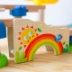 Drevená guličková dráha Strom 44 ks Drevené hračky Tooky Toy