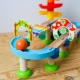 Drevená guličková dráha Strom 44 ks Drevené hračky Tooky Toy