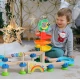Drevená guličková dráha Strom 44 ks Drevené hračky Tooky Toy