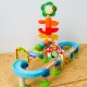 Drevená guličková dráha Strom 44 ks Drevené hračky Tooky Toy