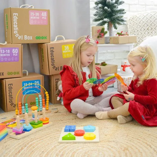 25–36 mesiacov Edukačný box Didaktické hračky od 2 rokov Tooky Toy