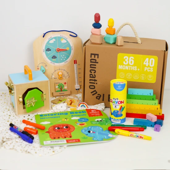 36+ mesiacov Edukačný box Škôlkár Didaktické hračky od 3 rokov Tooky Toy