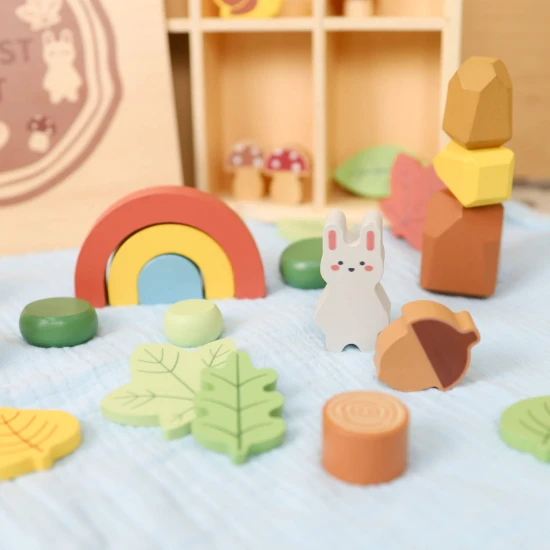 Drevený hrací set Les Tooky Toy