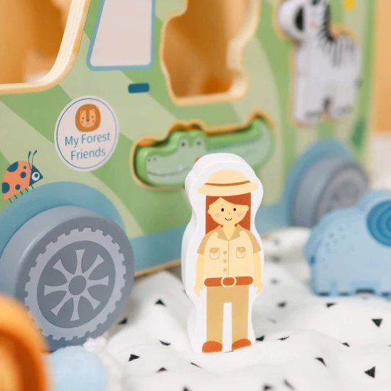 Drevená vkladačka Zvieratká Safari