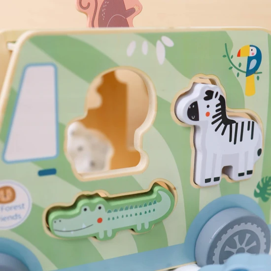 Drevená vkladačka Zvieratká Safari