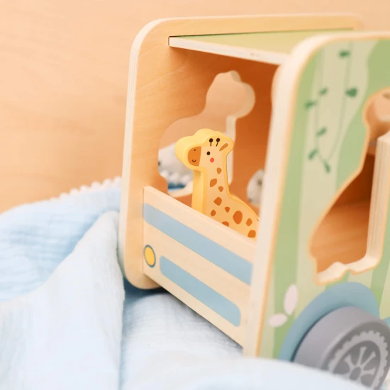 Drevená vkladačka Zvieratká Safari