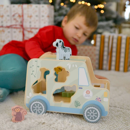 Drevená vkladačka Zvieratká Safari