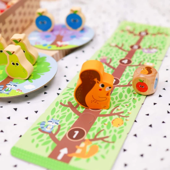 Ovocný sad Spoločenská hra pre deti