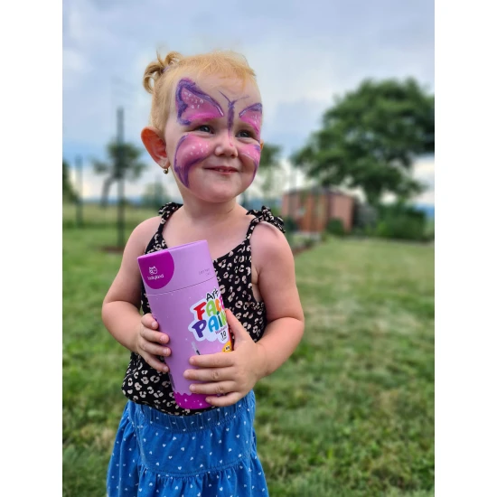 Veselé farby na tvár 10 ks Tooky Toy