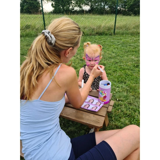 Veselé farby na tvár 10 ks Tooky Toy