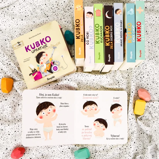 Cieľom knižky Kubko žije zdravo je oboznámiť dieťa s každodennými zdravými návykmi.