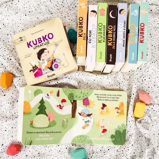 Cieľom knižky Kubko žije zdravo je oboznámiť dieťa s každodennými zdravými návykmi.