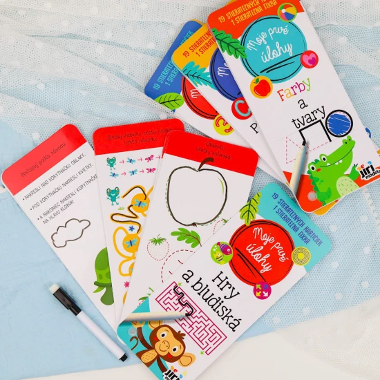 Aktivity zošit s bludiskami rozvíja logické uvažovanie a koncentráciu.