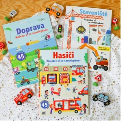 Hrajeme si se samolepkami - Hasiči