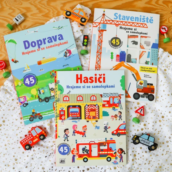 Titul obsahuje 10 farebných strán a 3 listy plné znovu použiteľných samolepiek