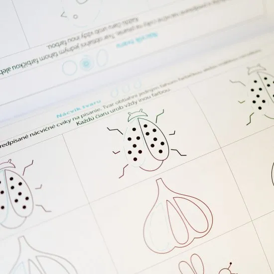 Moje prvé písanie TVARY