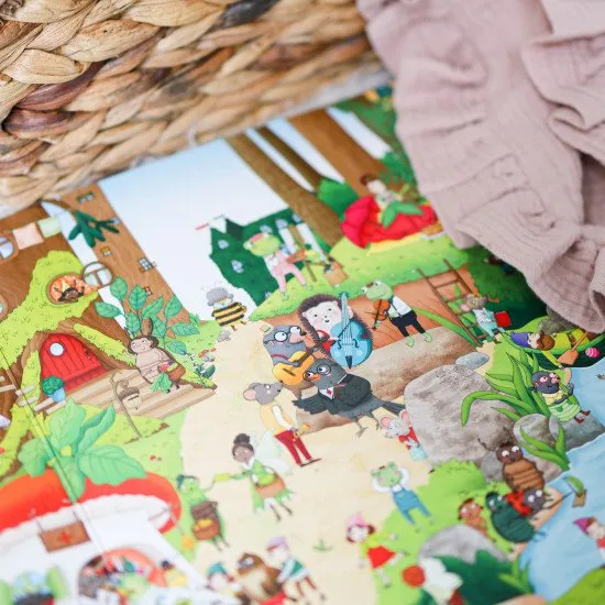 Pomôžte nájsť osamelému jednorožcovi kamaráta! Leporelo precvičuje pozornosť.