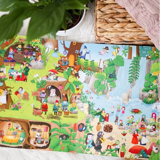 Pomôžte nájsť osamelému jednorožcovi kamaráta! Leporelo precvičuje pozornosť.