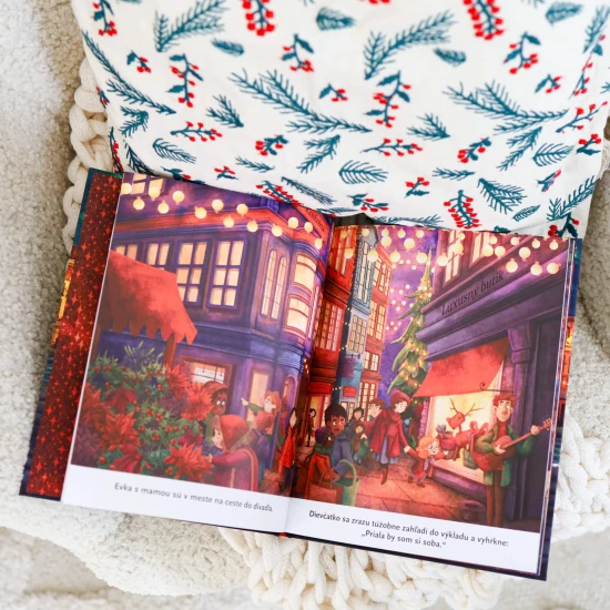 Vianočná knižka Evkine vianočné želania pre najmenších čitateľov, ktorí by nikdy nemali strácať vieru v silu svojich želaní.