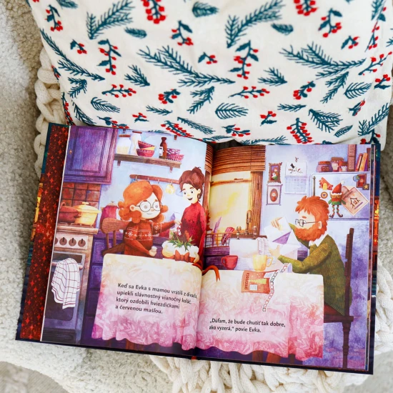 Vianočná knižka Evkine vianočné želania pre najmenších čitateľov, ktorí by nikdy nemali strácať vieru v silu svojich želaní.