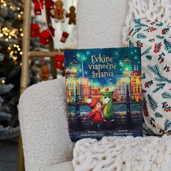 Vianočná knižka Evkine vianočné želania pre najmenších čitateľov, ktorí by nikdy nemali strácať vieru v silu svojich želaní.