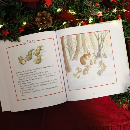 Nádherný vianočný príbeh na každý adventný deň plná zvieratiek.