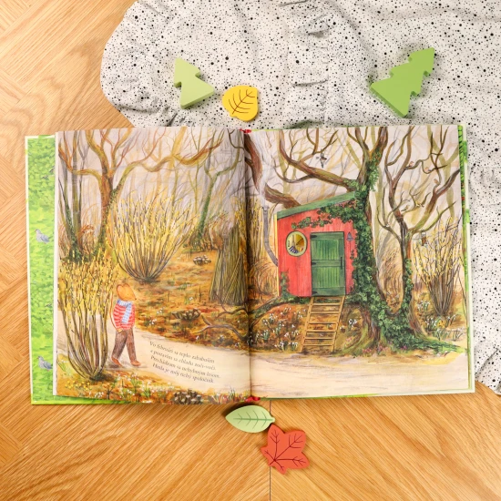 Myšiakov les: Rok v prírode opisuje život myšiaka v lese počas jednotlivých mesiacov a ročných období.