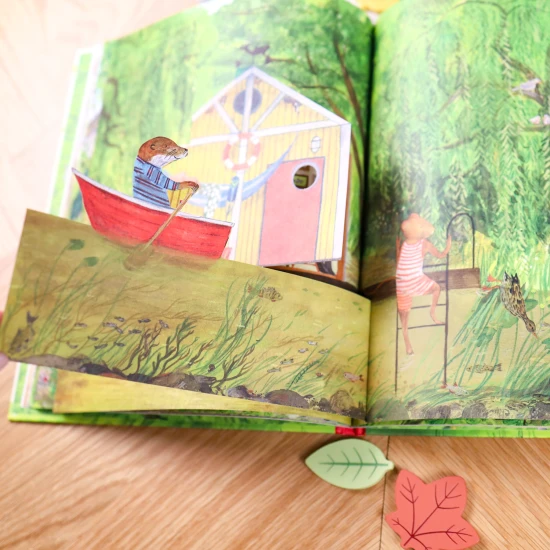 Myšiakov les: Rok v prírode opisuje život myšiaka v lese počas jednotlivých mesiacov a ročných období.