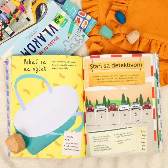 Stop nude! Počas nekonečných ciest autom s knižkou plnou zábavných aktivít. Majte ju vždy po ruke!